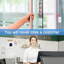 Enhance Security and Convenience with CallTou Wireless Door Chime Kit - 1000ft Range, 55 Ringtones, 5 Volume Levels, 7-Color Flash - Ideal for Home, Office, and Business CallToU