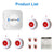 CallToU Caregiver Pager | Call Button Nurse Alert System | 1 Plug-in Receiver + 4 SOS Transmitters CallToU