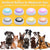 CallToU Dog Buttons for Communication - Recordable Talking Buttons for Dogs to Press to Communication 30 Seconds Voice Dog Training Speaking Buttons Pack of 8 (Battery Inclued) CallToU