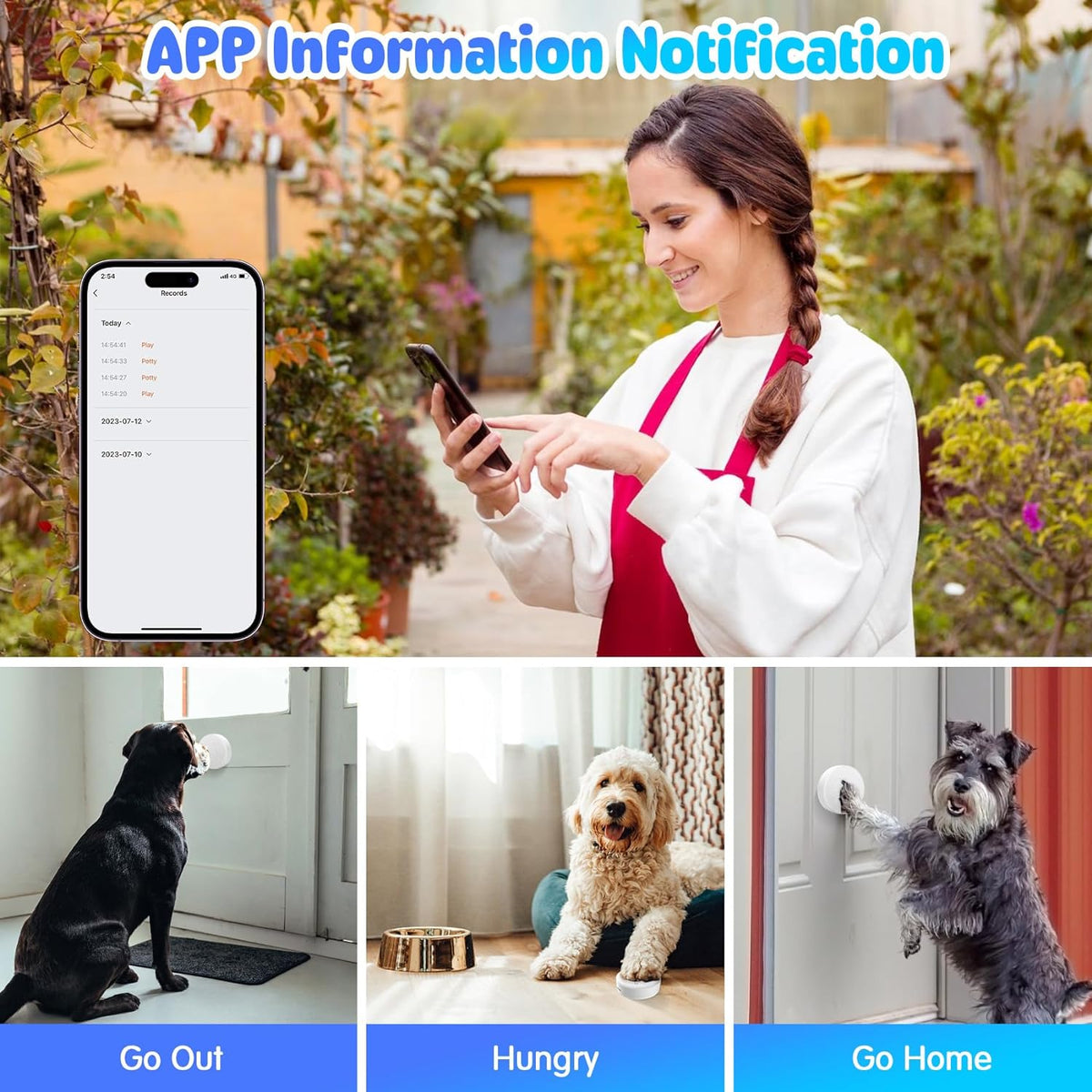 CallTou WiFi Smart Dog Bell for Potty Training - Your Canine's Perfect ...