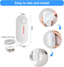 Smart Water Leak Detector & Water Level Sensor - WiFi Alarm System with 100dB Alert - DAYTECH 2 in 1 Monitoring Solution CallToU
