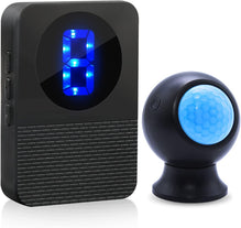 CallToU Door Chime Motion Sensor Wireless Door Chime Motion Detect Alarm Sensor with 500FT Range 55 Chimes 5 Volume Level LED Indicators Door Chime CallToU