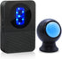 CallToU Door Chime Motion Sensor Wireless Door Chime Motion Detect Alarm Sensor with 500FT Range 55 Chimes 5 Volume Level LED Indicators Door Chime