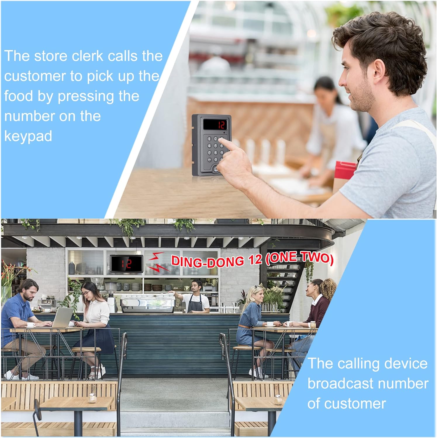 CallTou Wireless Queue Calling System-Restaurant Speaker System – CallToU