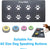 CallToU Dog Button Mat for Dog Communication Buttons - Dog Buttons for Communication Board with Stickers Dog Speaking Word Training Talking Button Pad (Buttons Not Included) CallToU