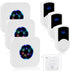 CallToU Wireless Doorbell Waterproof Doorbell Chime Operating at 1000 Feet with 55 Ringtones 5 Volume Levels and 7 Colour Flash LED Light