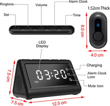 CallToU Medical Alert Systems for Seniors Caregiver Pager Elderly Monitoring for Patient 10 Waterproof Emergency Call Button 1 Triangle Receiver Time Alarm Clock Function CallToU