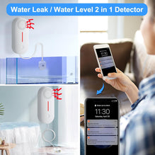Smart Water Leak Detector & Water Level Sensor - WiFi Alarm System with 100dB Alert - DAYTECH 2 in 1 Monitoring Solution CallToU