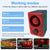 CallTou Solar Motion Sensor Alarm - 2 Pack | 130db, Dog Barking & Gunshot Sounds | Recording, Adjustable Volume | Smart Sensor, Solar-Powered CallToU