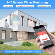 Smart Water Leak Detector & Water Level Sensor - WiFi Alarm System with 100dB Alert - DAYTECH 2 in 1 Monitoring Solution CallToU